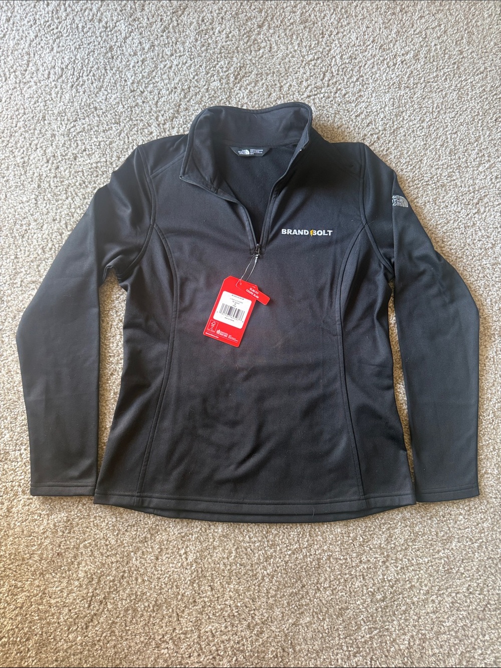 The North Face Women's Black Half-Zip Utility Fleece Pullover Limited Edition MD